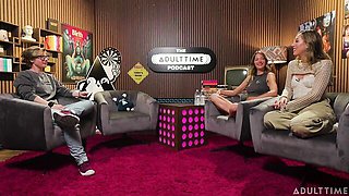 Kenna James and Millie Morgan talk dirty on the porn podcast