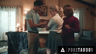 PURE TABOO Virgin Lexi Lore DP d  DOUBLE CREAMPIED By Hung Stepbrothers To Please Ouija Board Demon