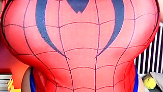 Spidergirl Tits Out! Ass Out!