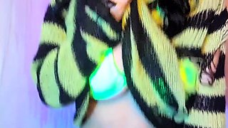 Cute blonde teen Lindsey solo toying pussy and ass