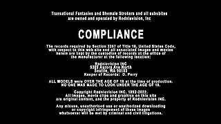 Kitty Kunt and her huge she cock