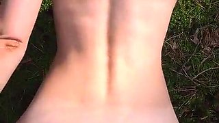 Ideal assets lady gets jizm in her backside outdoor