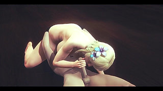 Genshin Impact Hentai - Lumine Handjob and 69 - Japanese Asian Manga Anime Game Porn