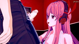 Chelsea gives an intense blowjob and gets creampied - Akama Hentai