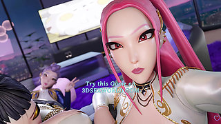 Anal Creampie and Pussy Licking Threesome (3D Gameplay) 60 Fps