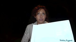 Hot Mexican Babe Gets Creampie in Public - Rough Outdoor Sex with Big Black Cock