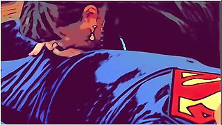 Superman Fucks Granny Catwoman - When The Bats Away The Cat Will Play!