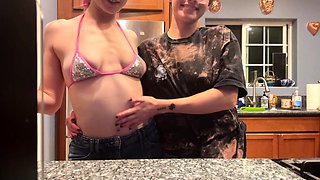 Amateur brunette lesbian porn stars on webcam