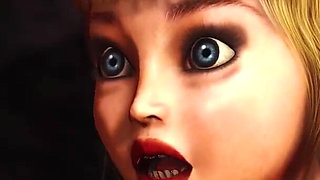 Inferno. Hot sex in hell. Devil fucks hard a young sexy slave