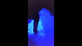 Candi Annie Fucks and Swallows in the Hot Tub