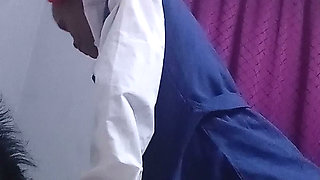 Black Girl Sucks and Rides White Cocl in Uniform