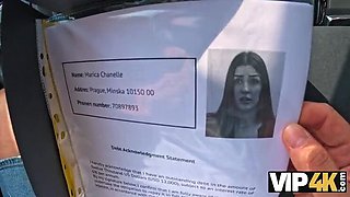 Big Tits Brunette Cheats on Debt in Car Sex POV HD