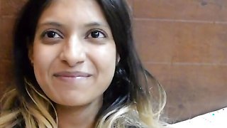 My Shy Girlfriend Looks cute while Getting Naked