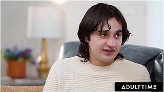 Lesbian Milf Rachel Ramsey Tempted Into First Straight Sex Adventure By Curious Stepson