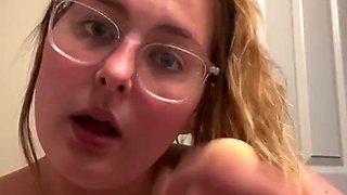 Crazy Violet Brown-Haired Gives Masturbate Off Commands