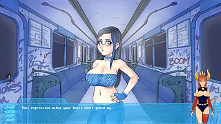 Animated hentai game with monster girls and night lessons featuring teacher Purity Sin