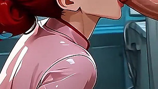 Anime Nurse Cyberpunk Ai
