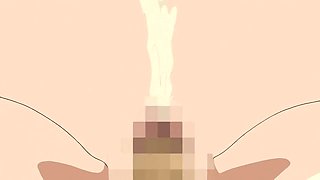 Hot busty milf with huge tits seduces a younger guy and gets fucked in the shower - Hentai