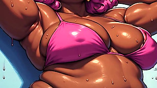 BBW Thick Black Women 3D