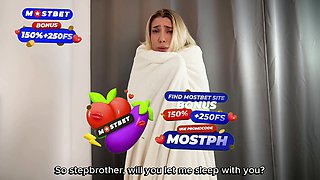 Sharing a Couch with Nasty Step Sister in law Gone Wrong!