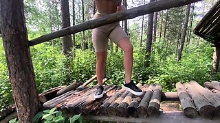 Outdoor Public Park Sex with a Big-Titted Amateur Teen