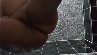in the bathroom