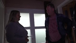 Amateur Blonde MILF Neighbor Caught Fucking With New Sex Toys - Homemade HD Pussy Bang