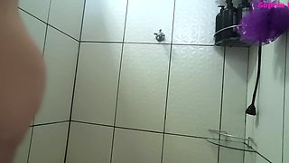 Hot Big Ass Blonde Takes a Shower After the Gym! Sophie Helenass