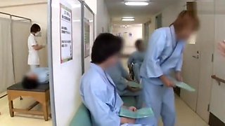 japanese nurse handjob , blowjob and sex service in hospital