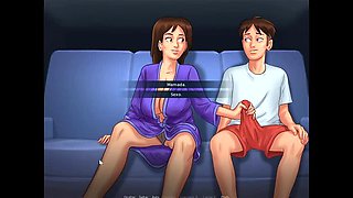 Hot Venezuelan Stepmom Fucked on Couch - Big Natural Tits MILF