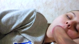 I Shoot by Myself how his Big Dick Fucks my Mouth   hiYouth