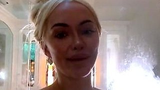 hot amateur blonde close up masturbation HD