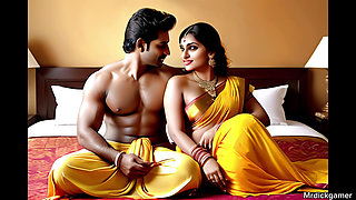 Desi bhabhi with husband's friend cheating hot sex