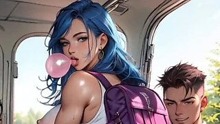 AI Generated Cartoon Creampie Compilation Part 16 - Big Cock Hentai Sex
