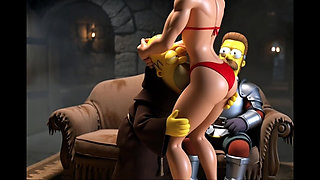 Private Cuckold Club. Exclusive 3D Simpsons Cartoon Parody