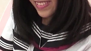 Asian college teen shaved by stepdad and then fucked