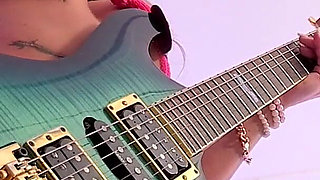 Blonde Big Tits MILF Ely Pink Is a Sexy Rock Chick Addicted to Fucking Big White Cock