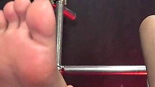 Stinky Foot Licking & Bondage - Natsuki Takeuchi Squirms Helplessly, as Dominant Hikaru Minazuki Drools All Over Her Sweaty Toes