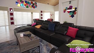 Chris Lockwood And Lauren Phillips - Bts Pt1 In Stepmom, I Wanna Pregnant You Please