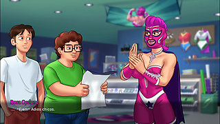 Sexy Fighter in Front of Us -summetime saga