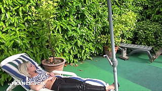 Pretty Blonde Slut Blows in the Jacuzzi Before Getting Banged and Facilalized