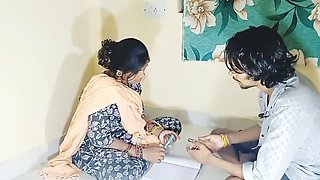 Indian Teacher Vija Full Sex Video with Student - Desi Aunty Homemade XXX Chatting