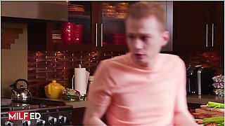 Curvaceous Milf Ebony Mystique Gets A Pussy Pounding On The Dining Table By Alex Jett