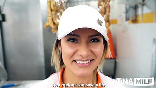 Perfect Colombian Latina pussy: Hardcore action with Cristian Cipriani, Logan Salamanca, Camila Santos