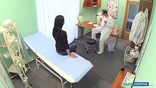 Hidden camera at the doctors office records Vanessa Tiger getting fucked