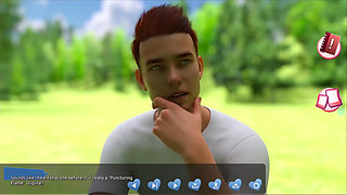 Helping the hotties #3 - Johannes took a sneak peak to see what the girl in the cabin is up to.