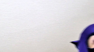 POV Julia Kate Purple and Black Nylon Fuck