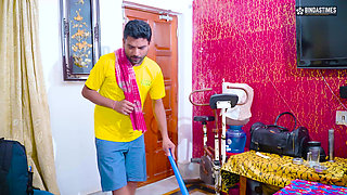 Desi Horny Female Fucking House Owner Seduces Desi Local Servant When Her Husband Not at Home ( Full Movie )