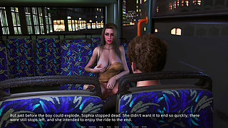 Awam Sophia Real Fuck Edition - Sophia’s Insane Lust - Fucking a Young Stranger on the Bus