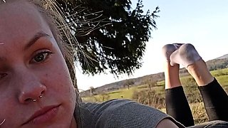 Amateur blonde teen casi james outdoor hardcore pounding